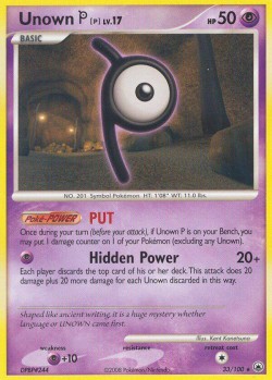 Carte Pokémon: Unown [P]