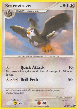 Carte Pokémon: Staravia