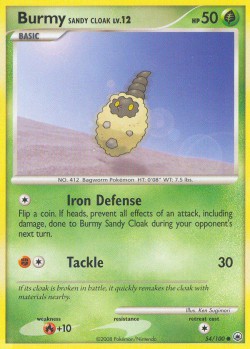 Carte Pokémon: Burmy Sandy Cloak