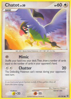 Carte Pokémon: Chatot