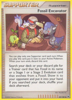 Carte Pokémon: Fossil Excavator