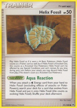 Carte Pokémon: Helix Fossil