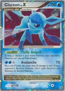 Carte Pokémon: Glaceon LV.X
