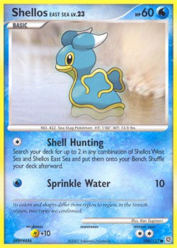 Carte Pokémon: Shellos East Sea
