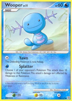 Carte Pokémon: Wooper