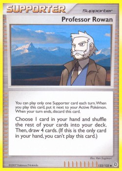 Carte Pokémon: Professor Rowan