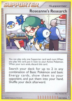 Carte Pokémon: Roseanne's Research