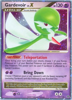 Carte Pokémon: Gardevoir LV.X