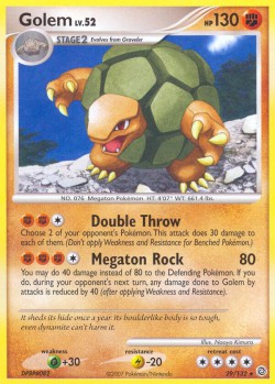 Carte Pokémon: Golem