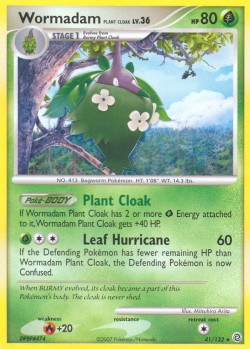 Carte Pokémon: Wormadam Plant Cloak