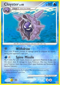 Carte Pokémon: Cloyster