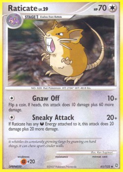 Carte Pokémon: Raticate
