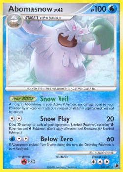 Carte Pokémon: Abomasnow