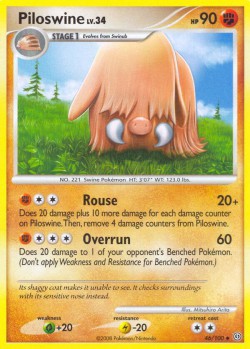 Carte Pokémon: Piloswine