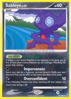 Carte Pokémon: Sableye