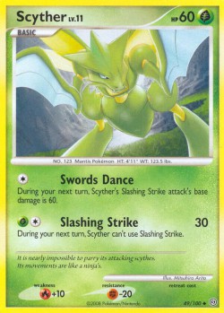 Carte Pokémon: Scyther