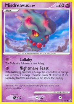 Carte Pokémon: Misdreavus