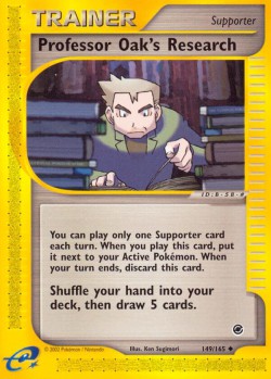 Carte Pokémon: Professor Oak's Research