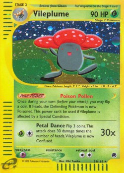 Carte Pokémon: Vileplume