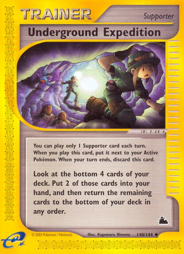 Carte Pokémon: Underground Expedition [Expédition Souterraine]