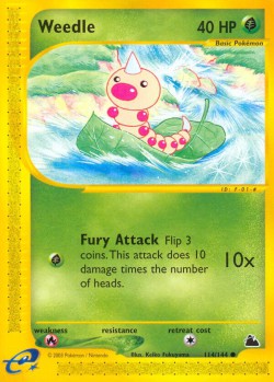 Carte Pokémon: Weedle