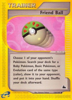 Carte Pokémon: Friend Ball 