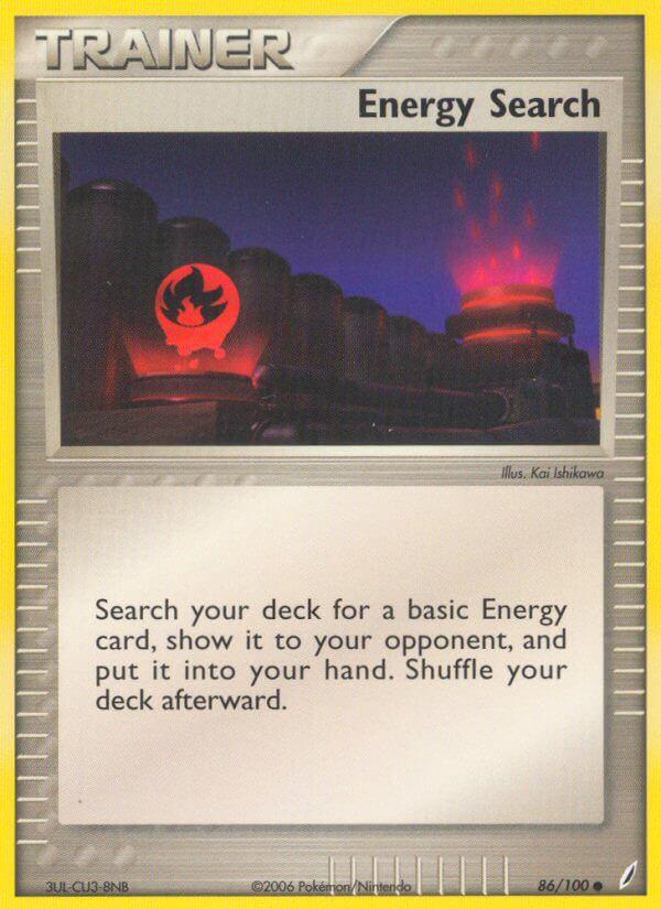 Carte Pokémon: Energy Search [Recherche d'énergie]