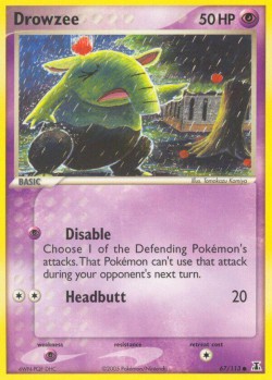 Carte Pokémon: Drowzee