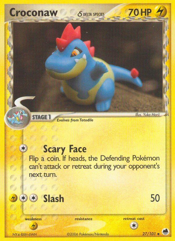 Carte Pokémon: Croconaw δ [Crocrodil δ]
