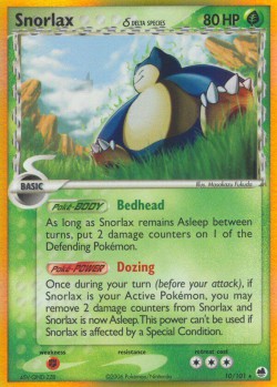 Carte Pokémon: Snorlax δ