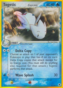 Carte Pokémon: Togetic δ