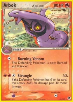 Carte Pokémon: Arbok δ