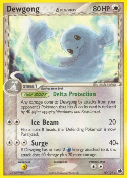 Carte Pokémon: Dewgong δ