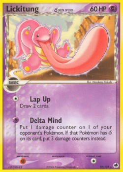 Carte Pokémon: Lickitung δ