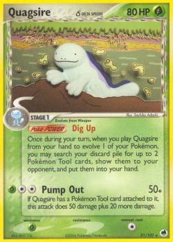 Carte Pokémon: Quagsire δ