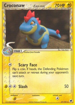 Carte Pokémon: Croconaw δ
