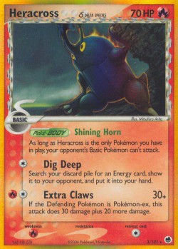 Carte Pokémon: Heracross δ