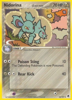 Carte Pokémon: Nidorina δ