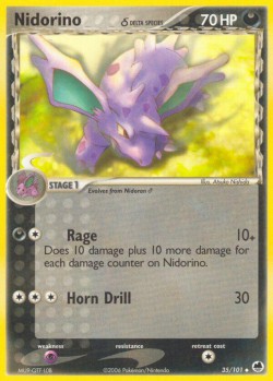 Carte Pokémon: Nidorino δ