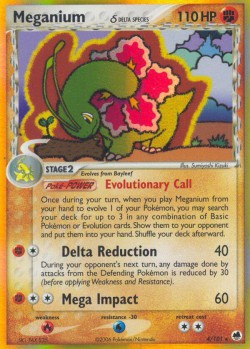 Carte Pokémon: Meganium δ