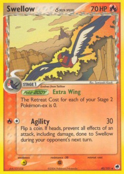 Carte Pokémon: Swellow δ