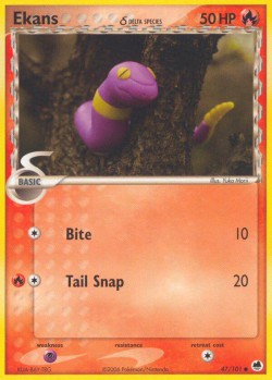 Carte Pokémon: Ekans δ