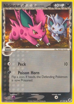 Carte Pokémon: Nidoran♂ δ