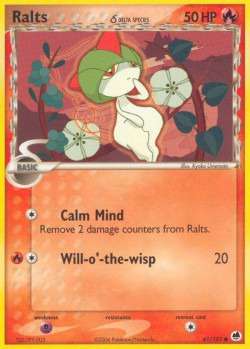 Carte Pokémon: Ralts δ