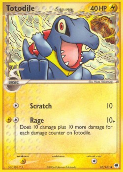 Carte Pokémon: Totodile δ