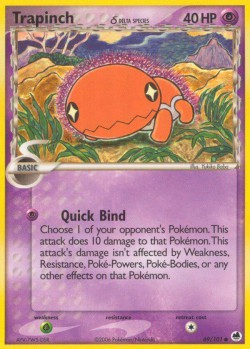Carte Pokémon: Trapinch δ