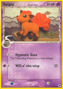 Carte Pokémon: Vulpix δ