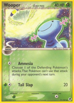 Carte Pokémon: Wooper δ