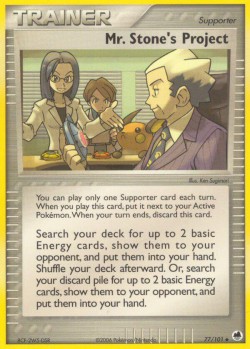 Carte Pokémon: Mr. Stone's Project