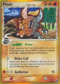 Carte Pokémon: Pinsir δ